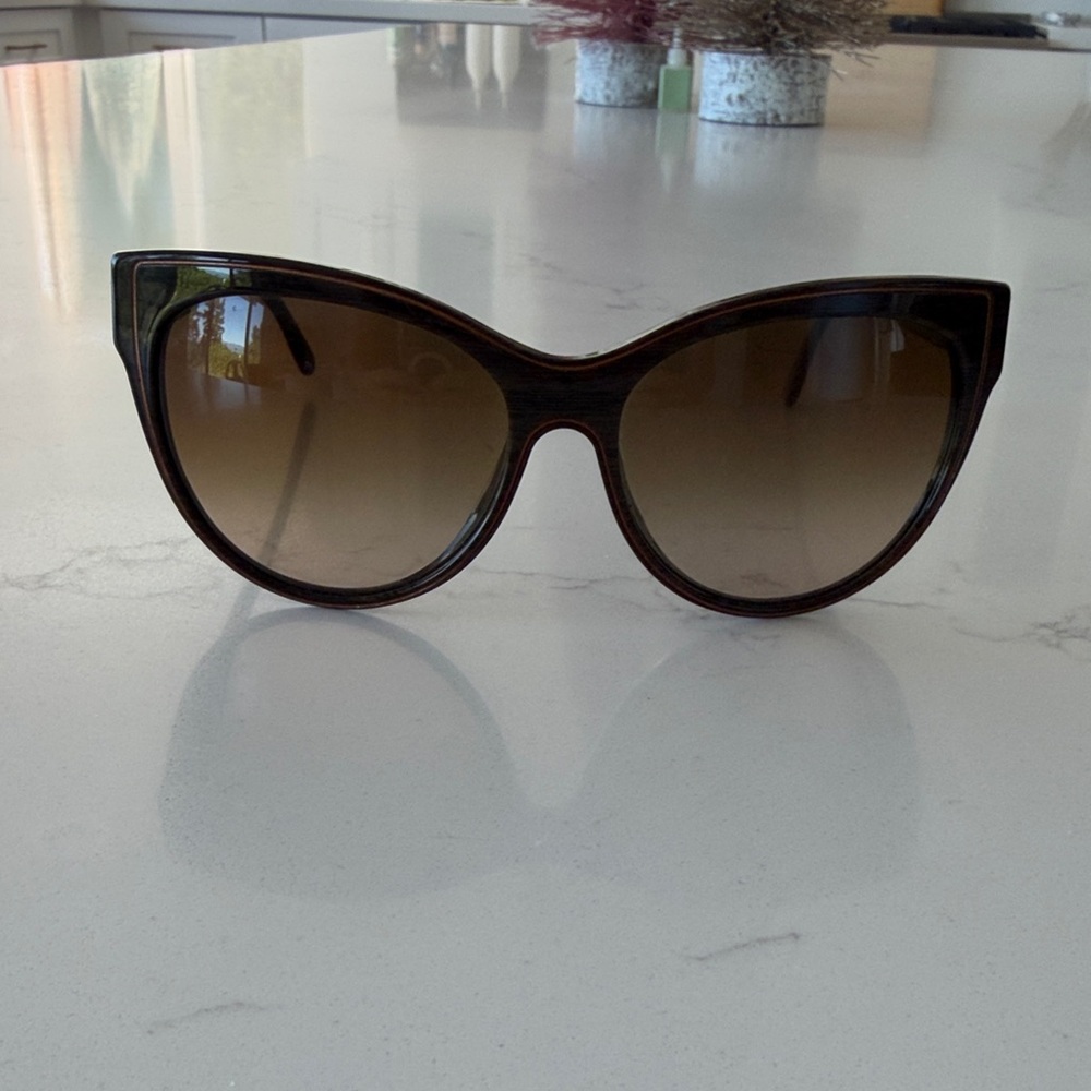 Stella McCartney Dark Brown Cat-Eye Sunglasses